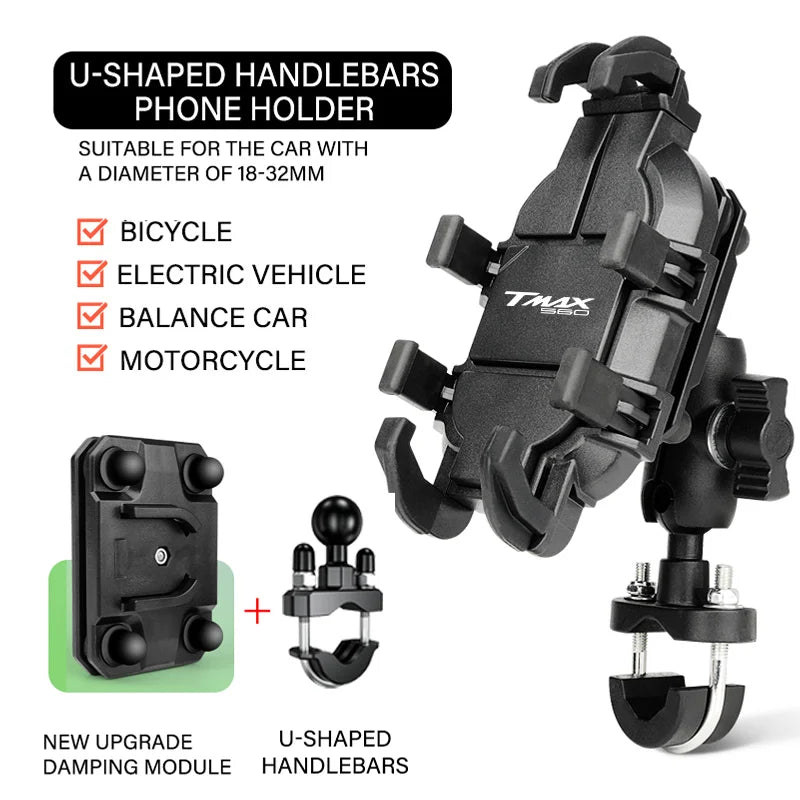 Supporto smartphone GPS per Yamaha TMAX 500 530 560 2024 2025