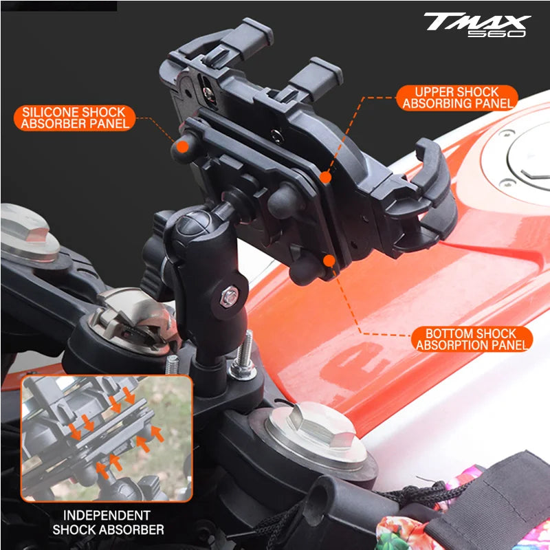 Supporto smartphone GPS per Yamaha TMAX 500 530 560 2024 2025