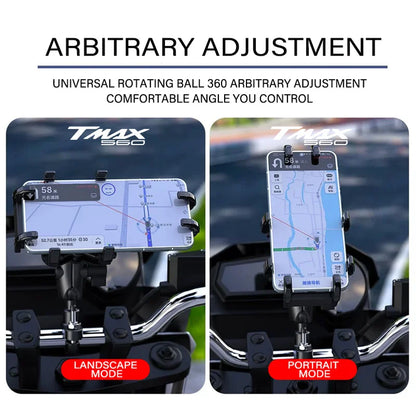 Supporto smartphone GPS per Yamaha TMAX 500 530 560 2024 2025