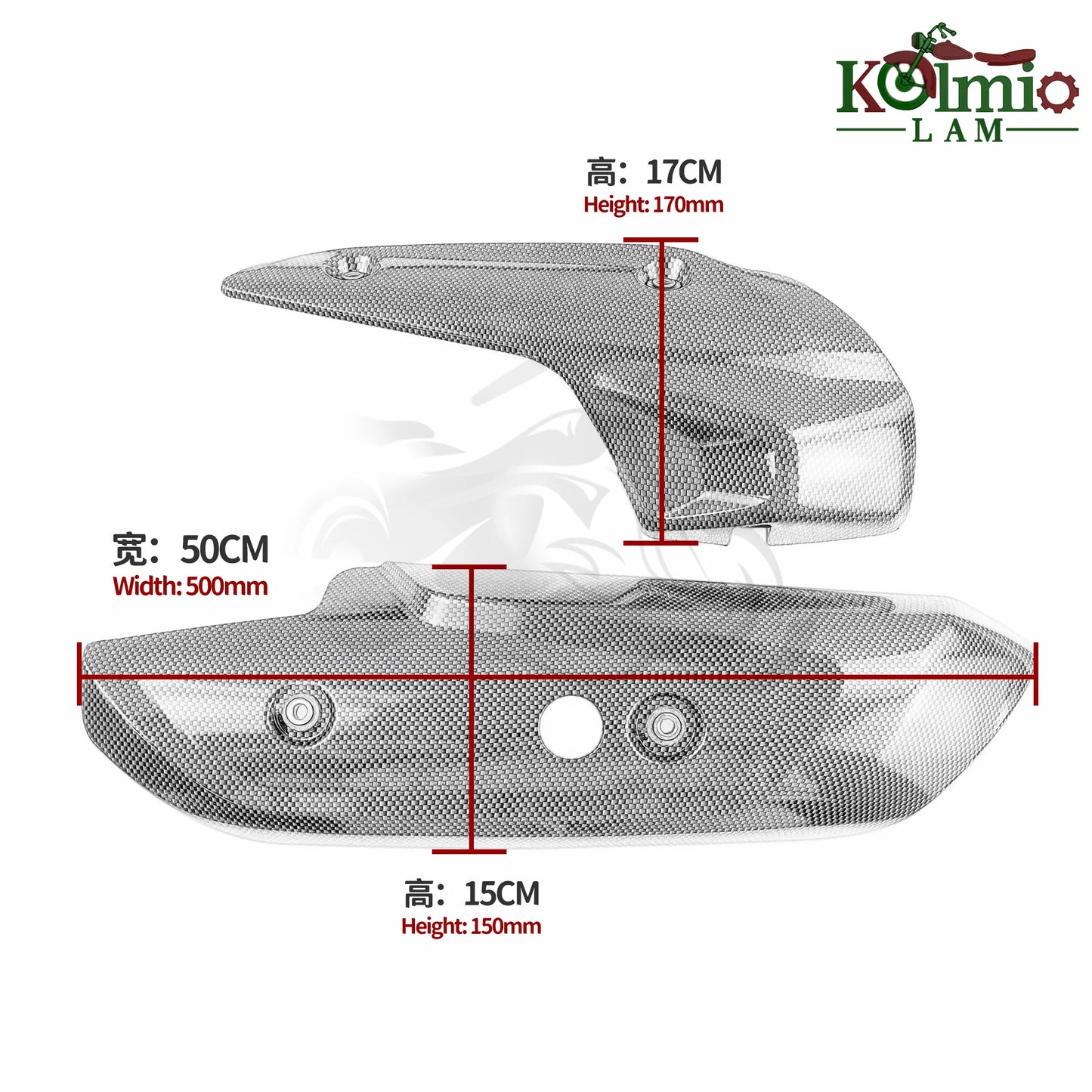 Copertura protezione scarico per Yamaha TMAX 530 560 2017 2025
